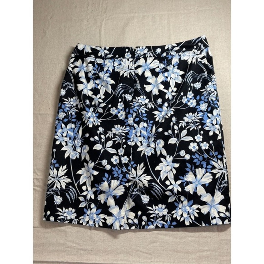 Talbots Petite Floral A-Line Skirt 14P timeless romantic cottagecore office mod - Picture 4 of 11